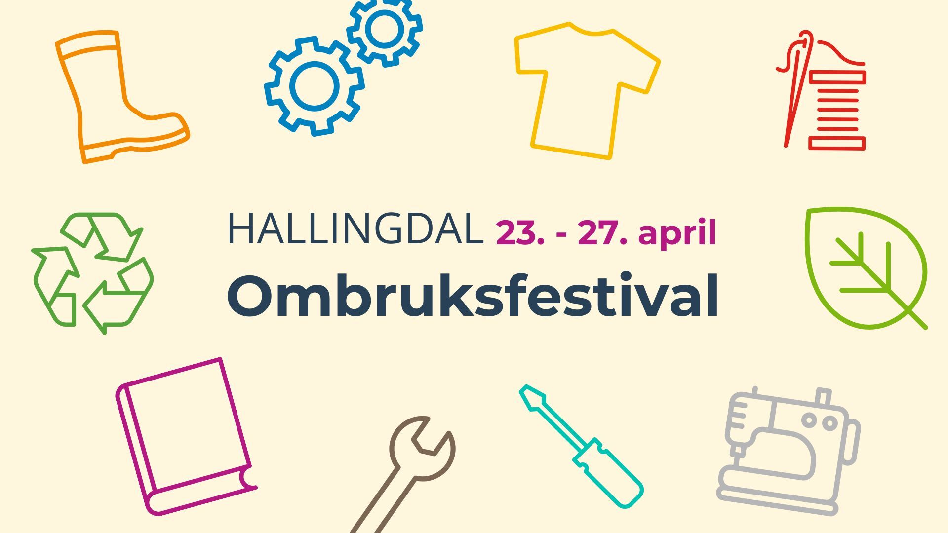 Ombruksfestival Hallingdal 23.-27. april 2025.